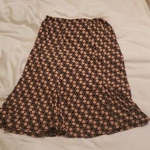 Pink & brown skirt